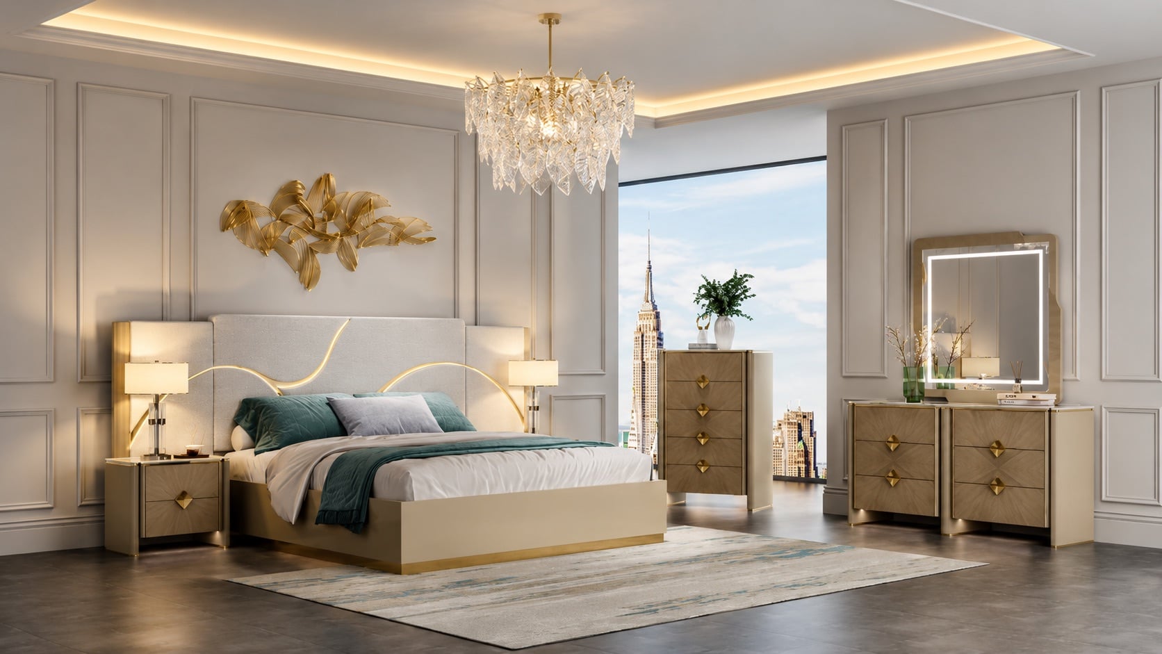 Gateway Furniture Edmonton showroom interior with curated living room vignette