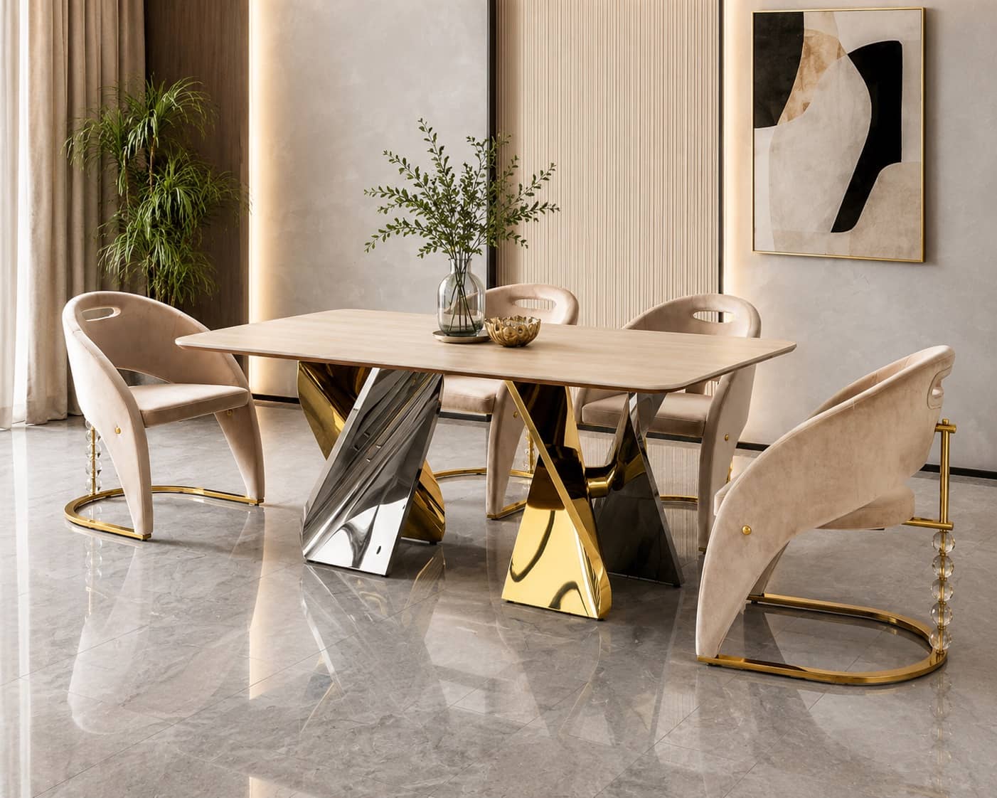 Dining furniture collection at Gateway Furniture Store, Edmonton