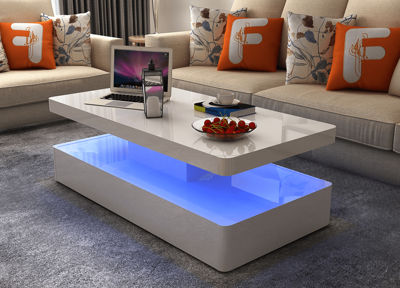 Aurora White — Coffee Table | Gateway Furniture