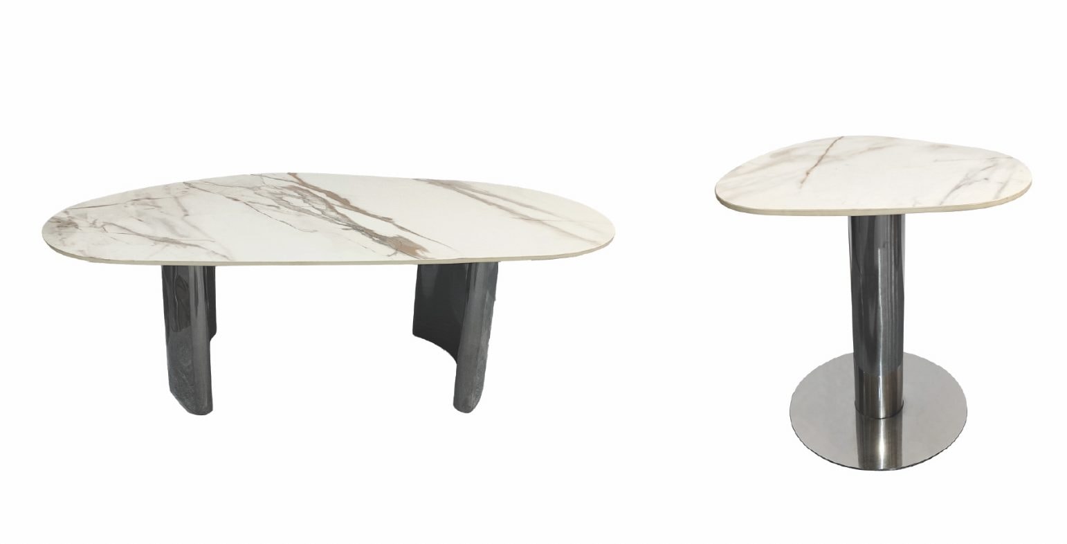 Gianna Carbon Steel — Coffee Table | Gateway Furniture