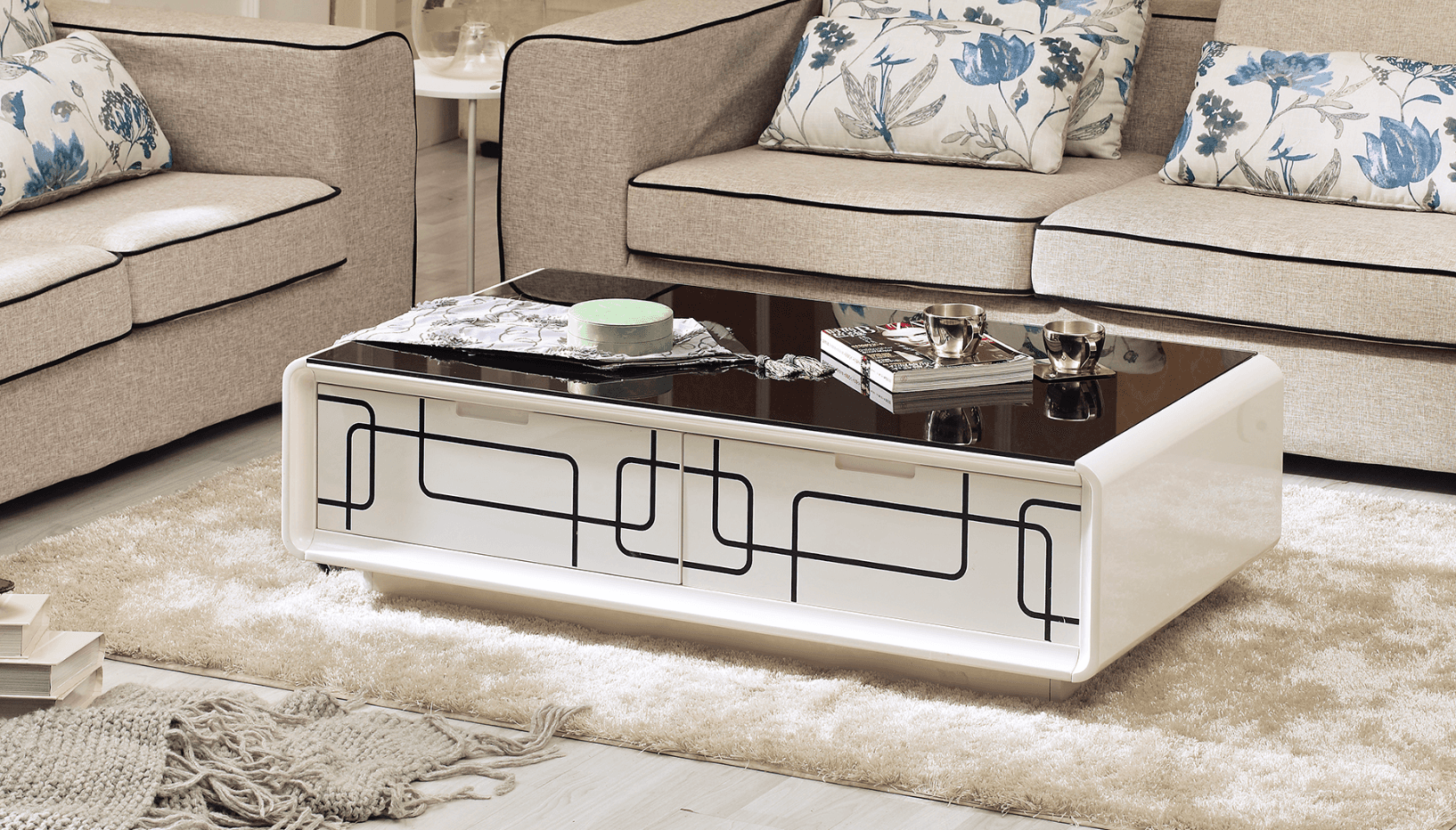 Laurel White — Coffee Table | Gateway Furniture