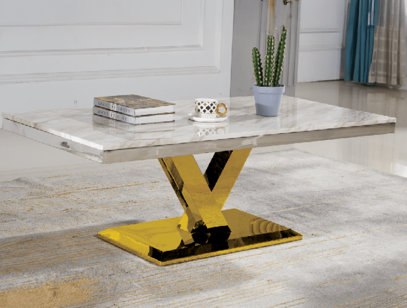 Maya Gold — Coffee Table | Gateway Furniture
