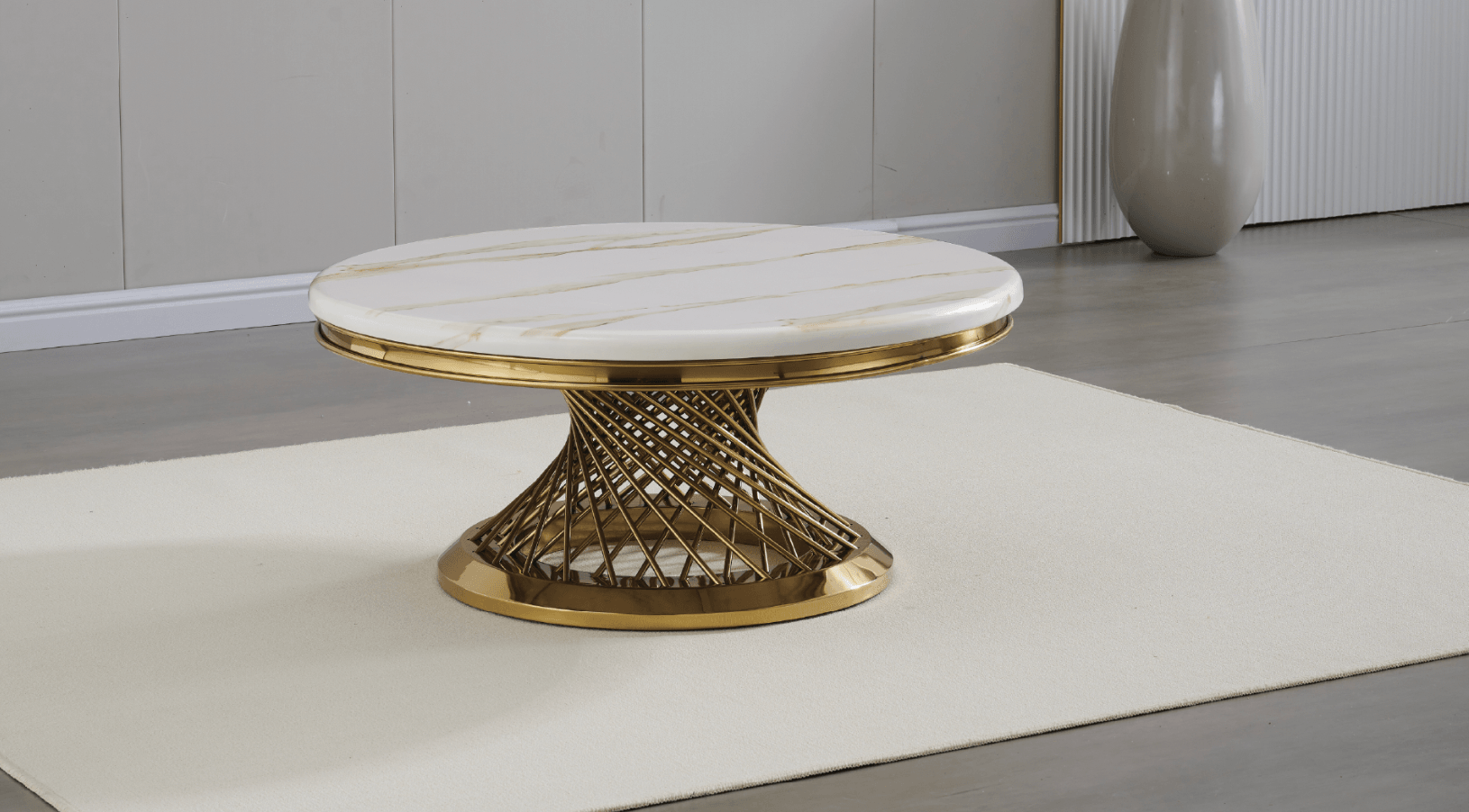 Remi Marble Gold — Coffee Table | Gateway Furniture