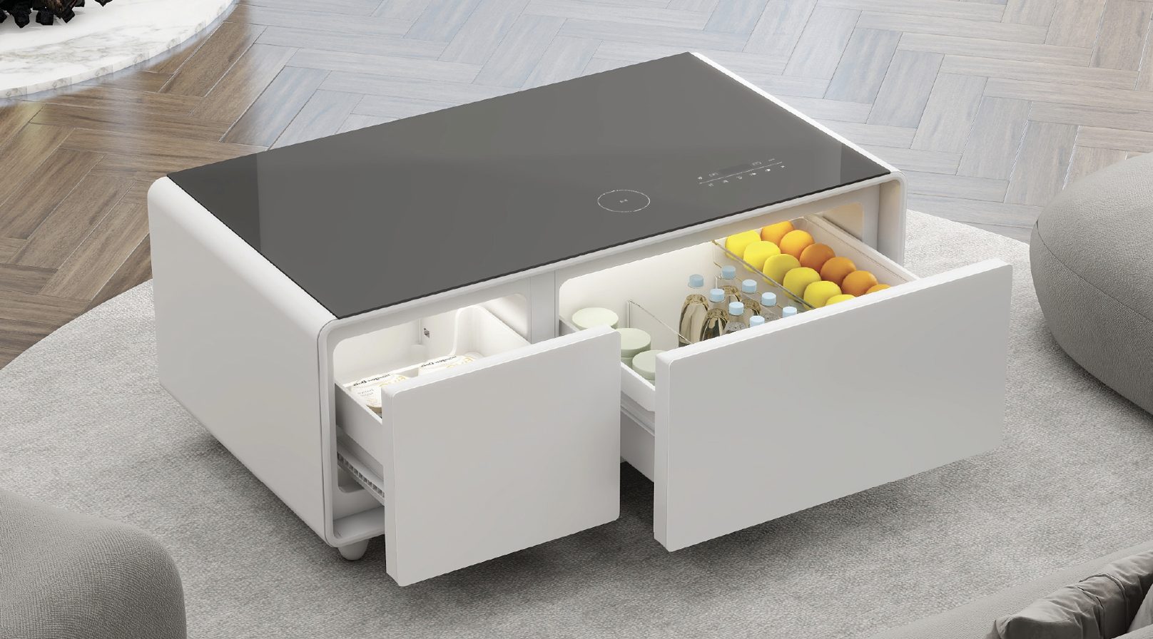 Smart Coffee Table White — Coffee Table | Gateway Furniture