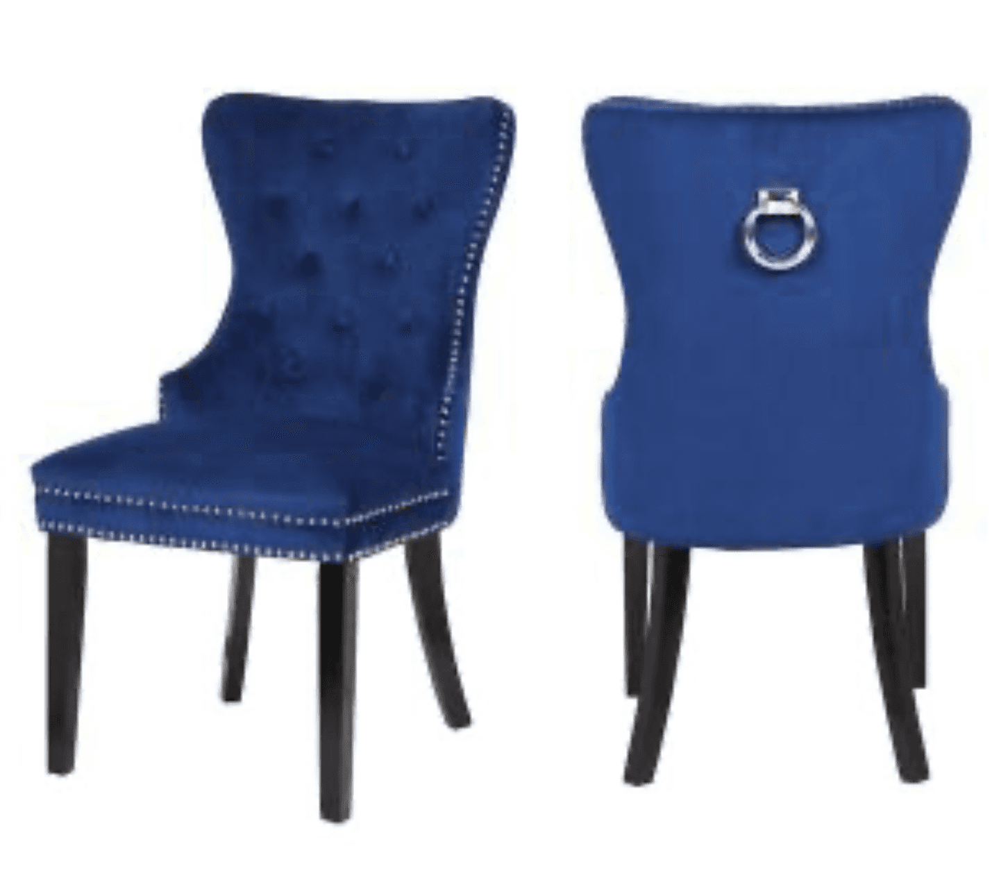 Erica Wood Legs - Navy — Dining Chair | Gateway Furniture