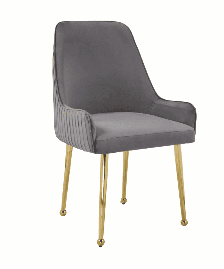 Jade Gold Legs - Grey — Dining Chair | Gateway Furniture