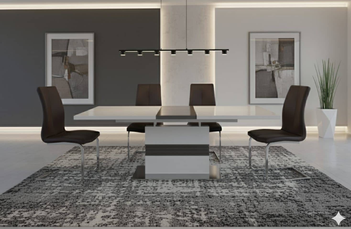 Maxwell & Victory Extendable Dining Set (c) — Dining Table | Gateway Furniture