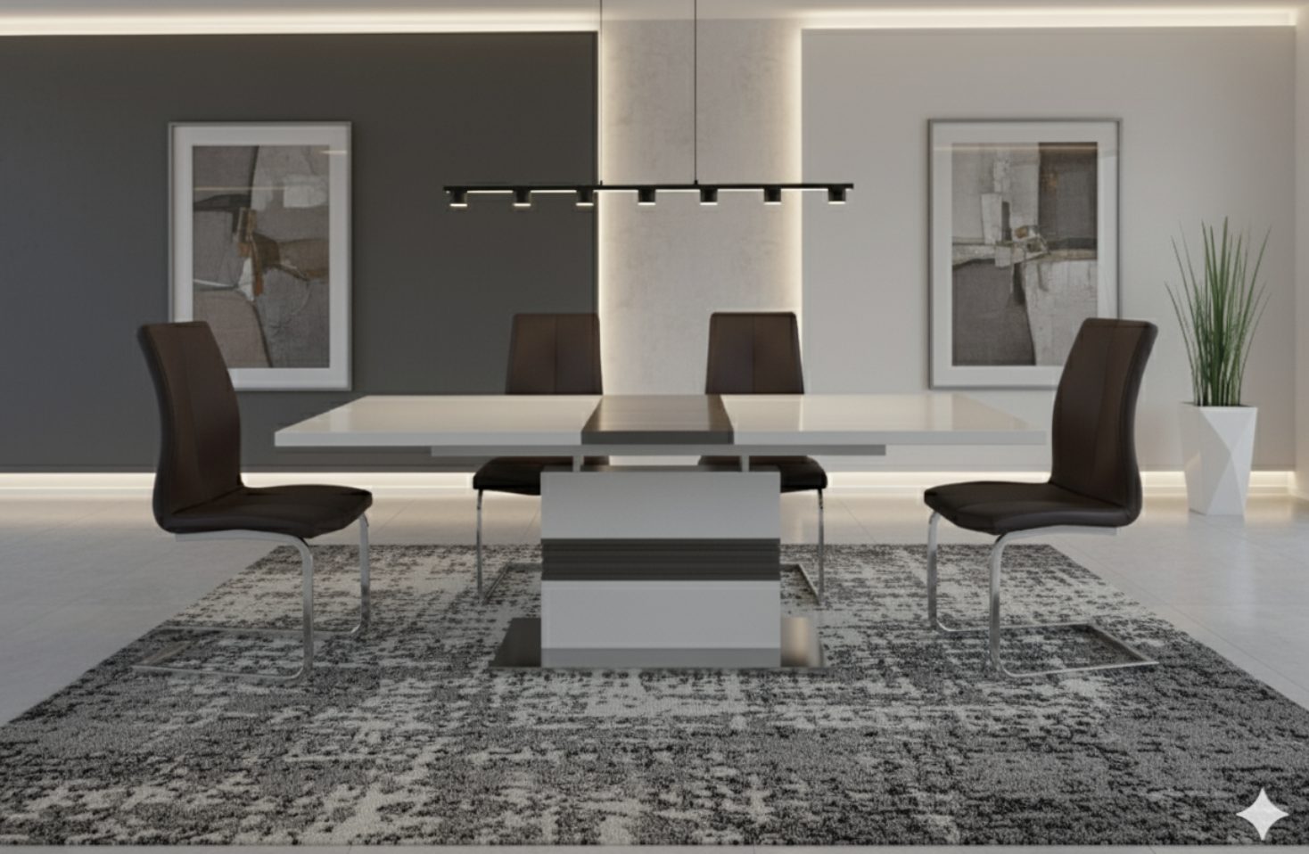 Maxwell & Victory Extendable Dining Set (c) — Dining Table | Gateway Furniture