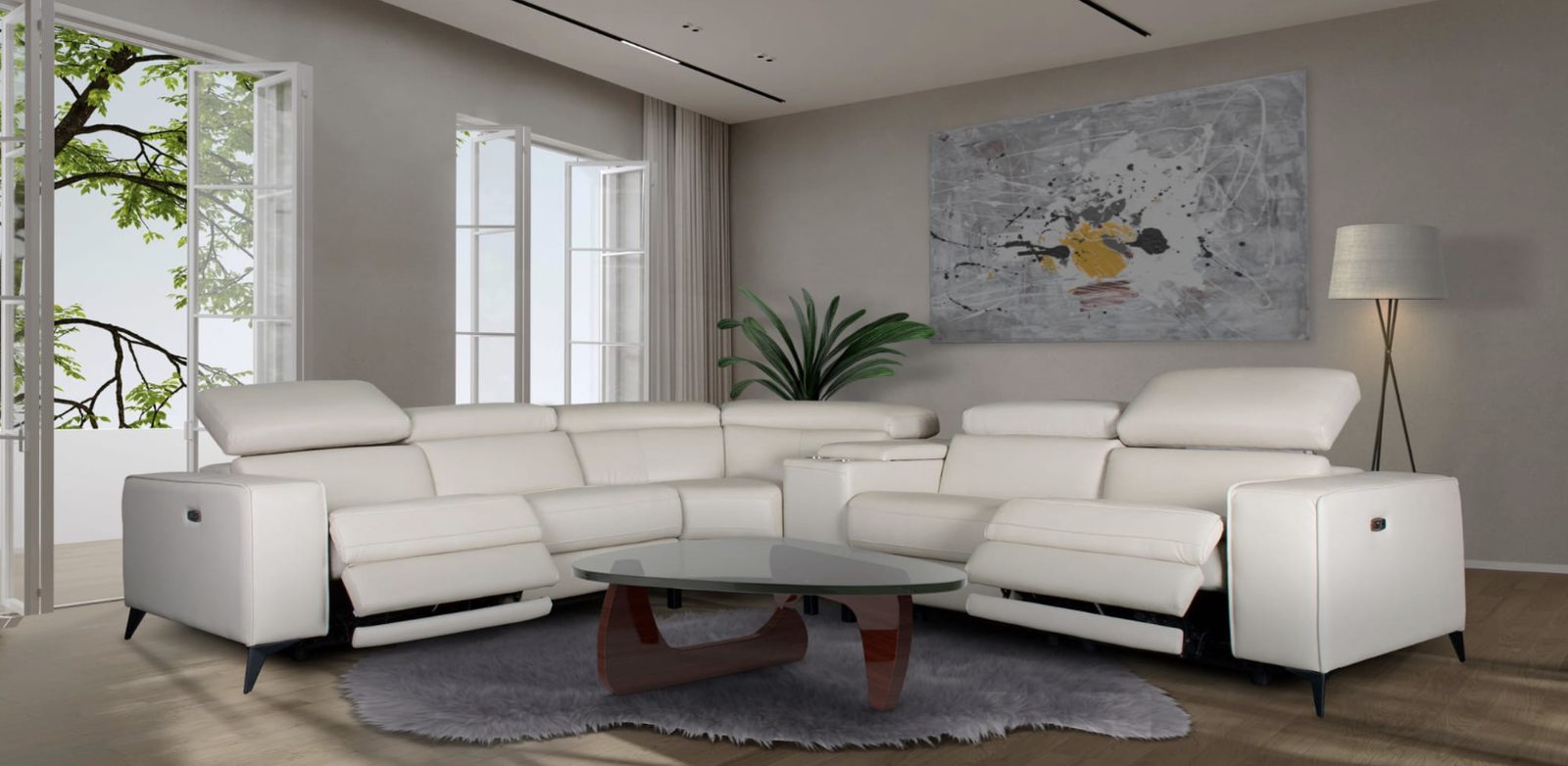 Amiyah Beige — Sectional Sofa | Gateway Furniture