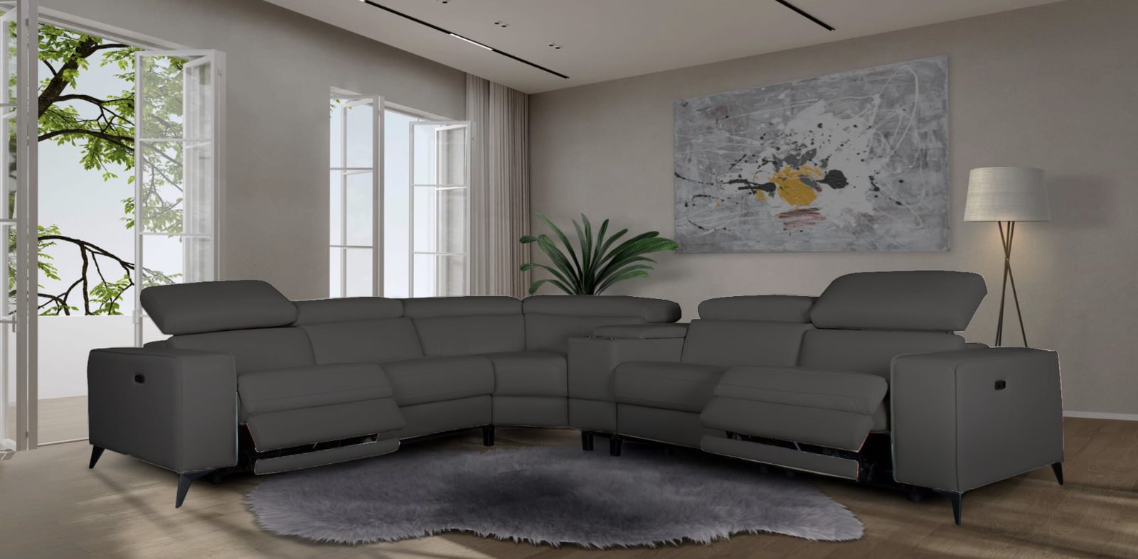 Amiyah Grey — Sectional Sofa | Gateway Furniture