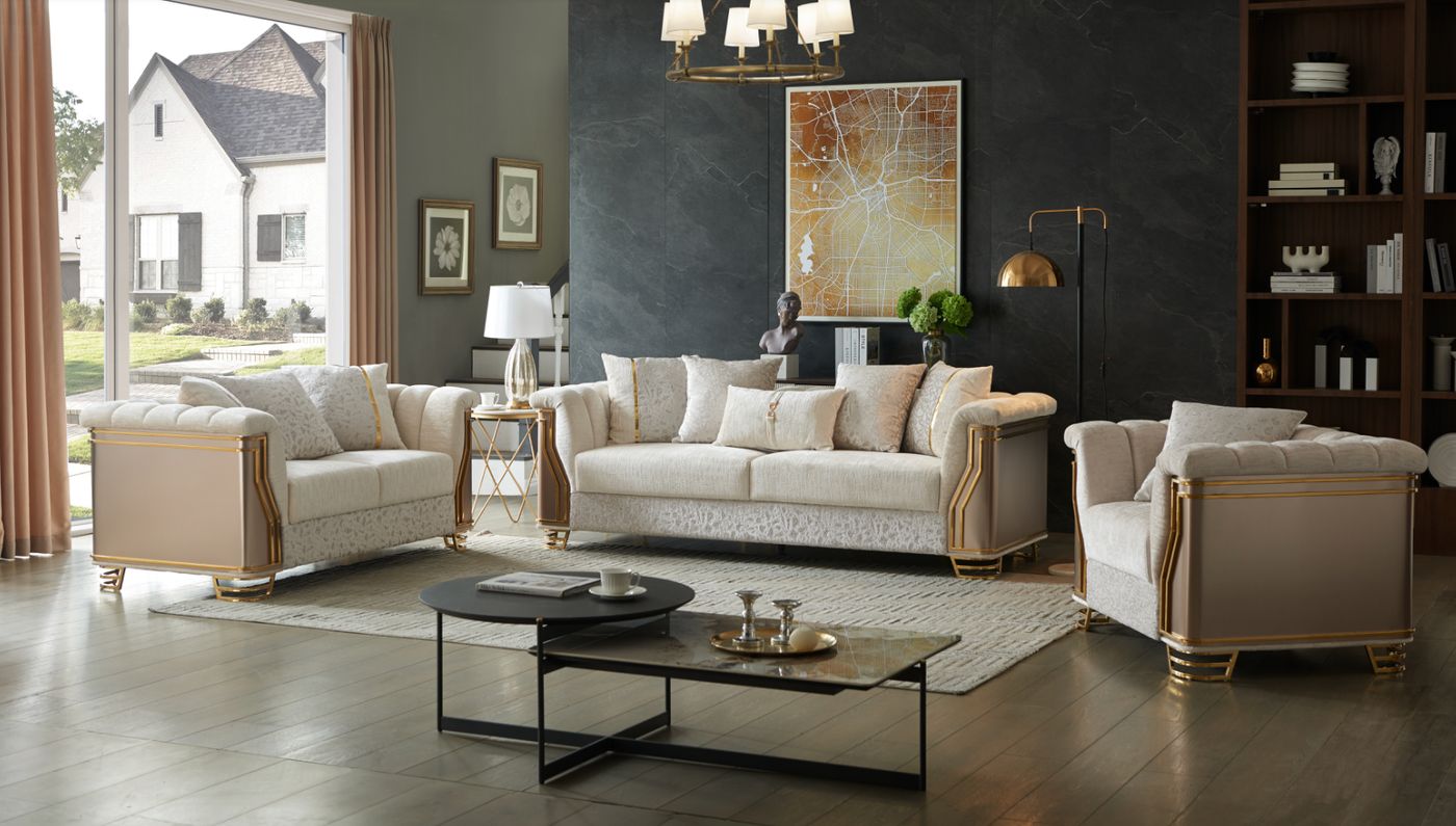 Chateau Velvet Sofa velvet sofa set at Gateway Furniture Store, Edmonton