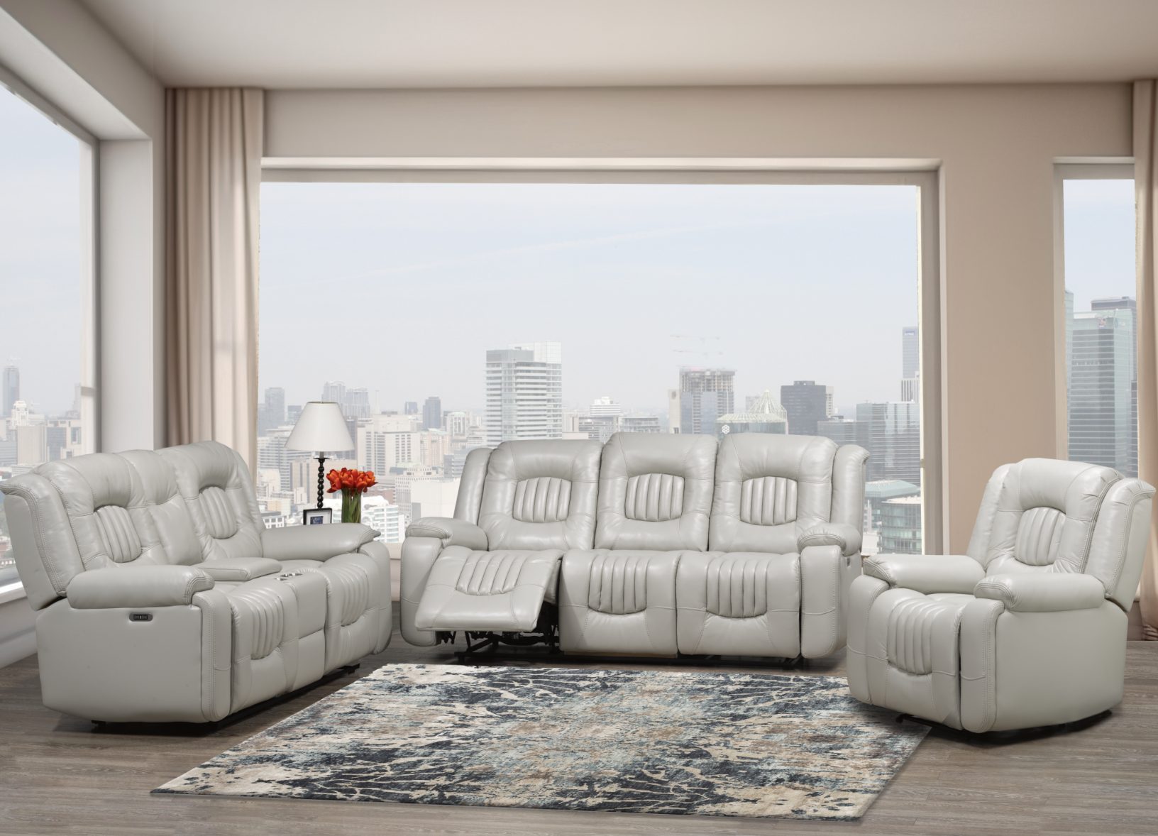 Cooper Ice — Recliner Sofa | Gateway Furniture