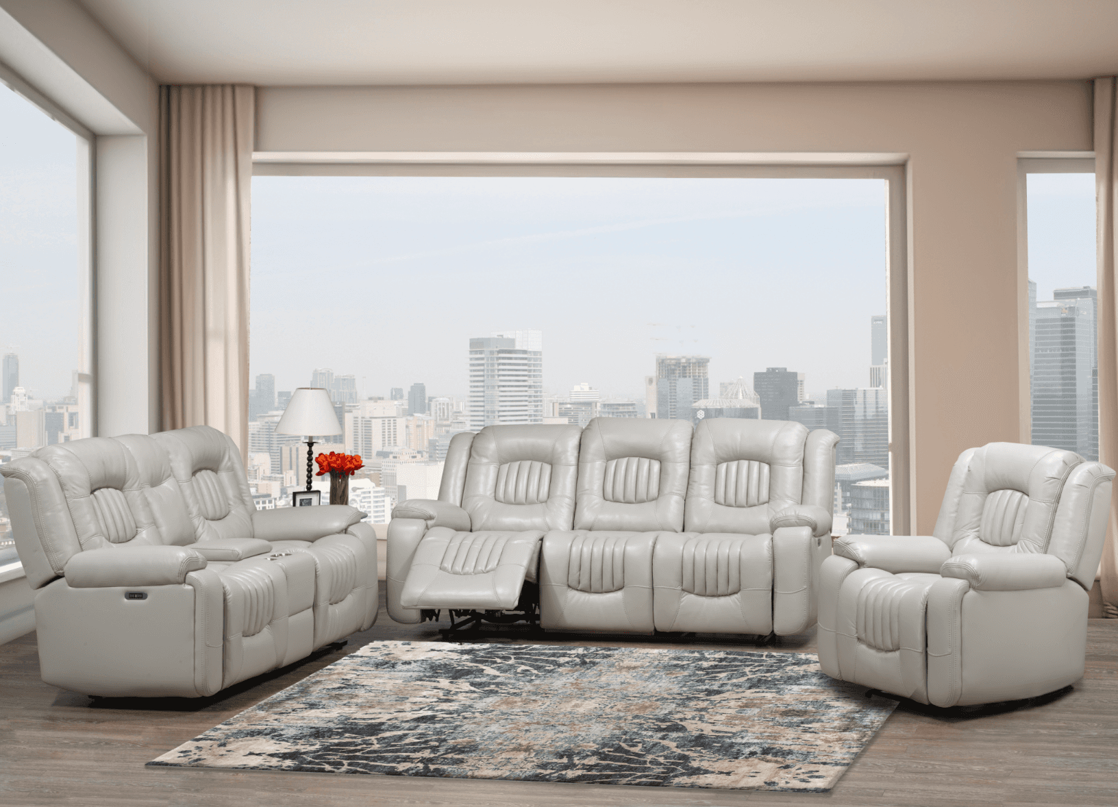 Cooper Ice — Recliner Sofa | Gateway Furniture