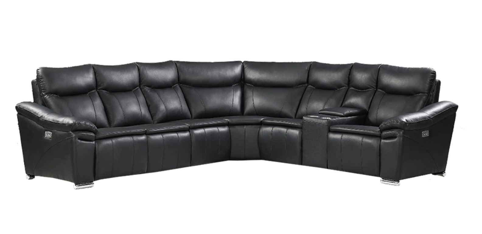 Eliana Black — Sectional Sofa | Gateway Furniture