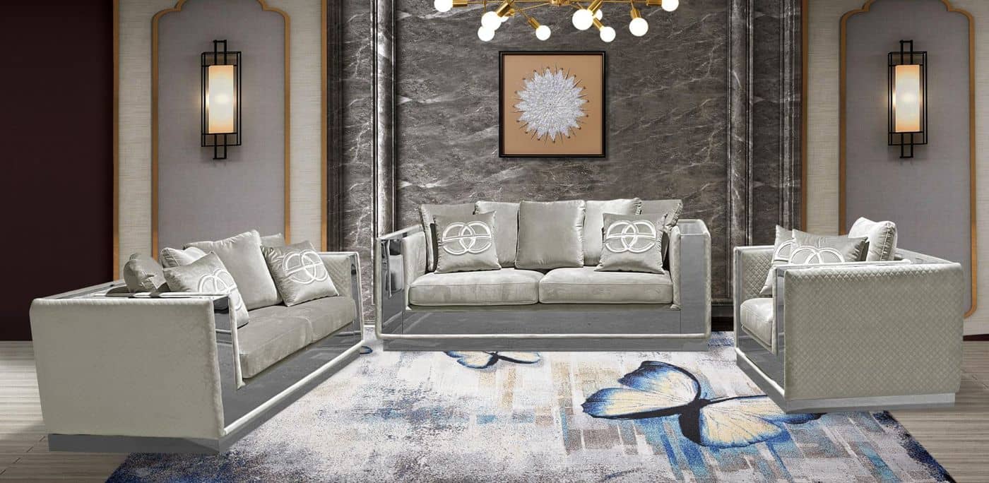 Eros Velvet Sofa velvet sofa set at Gateway Furniture Store, Edmonton