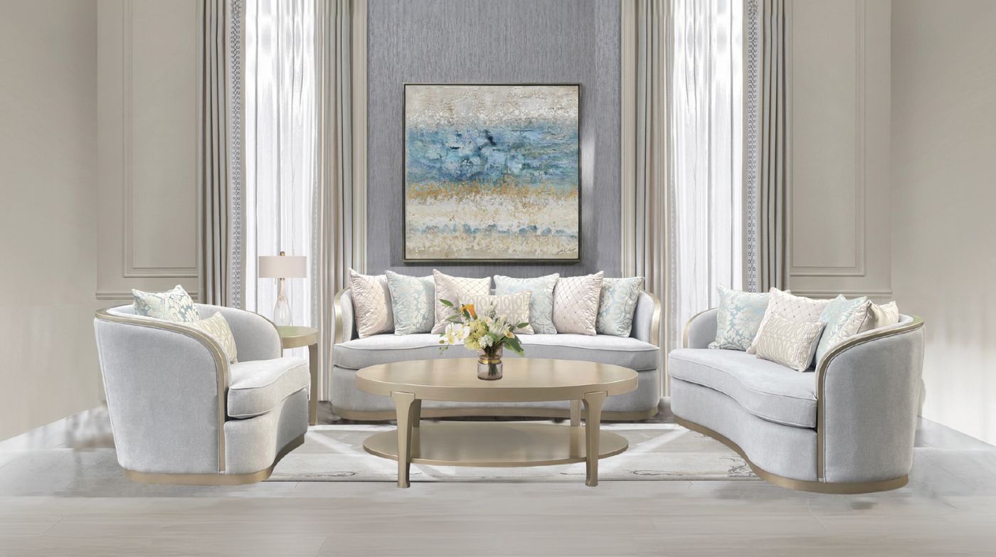 Francesca Velvet Sofa velvet sofa set at Gateway Furniture Store, Edmonton