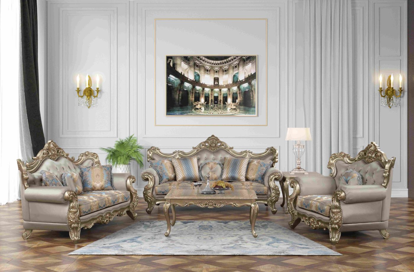 Isabella Velvet Sofa velvet sofa set at Gateway Furniture Store, Edmonton