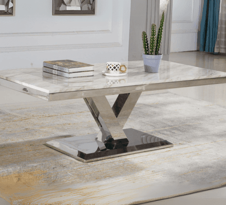 Myla Coffee Table on display at Gateway Furniture Store, Edmonton