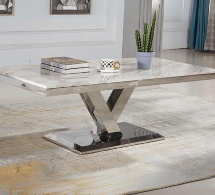 Myla Coffee Table on display at Gateway Furniture Store, Edmonton