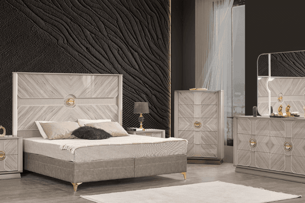 Eternity Bedroom Set on display at Gateway Furniture Store, Edmonton