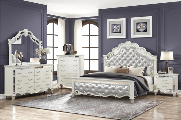 Milan Bedroom Set on display at Gateway Furniture Store, Edmonton