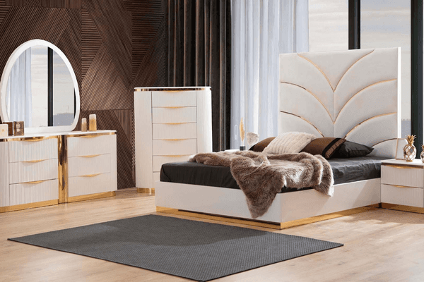Laura Bedroom on display at Gateway Furniture Store, Edmonton