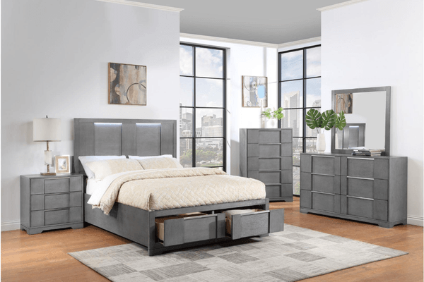 Kylie Bedroom on display at Gateway Furniture Store, Edmonton