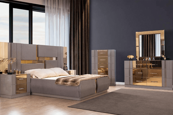 Lorenzo Bedroom on display at Gateway Furniture Store, Edmonton